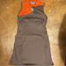 Adidas Dresses | Adidas Colorblock Orange Brown Cut Out Tennis Athletic Dress S A20 | Color: Brown/Orange | Size: S