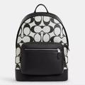Coach Bags | $550, New! West Court Backpack In Signature Canvas, Style #Co920 (Only 1 Left!) | Color: Black/White | Size: Os