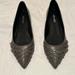 Nine West Shoes | Nine West Dark Gray Flat With Silver Buckles | Color: Gray | Size: 7