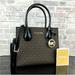 Michael Kors Bags | Michael Kors Mercer Medium Canvas Satchel Crossbody Shoulder Bag Purse $498 | Color: Black/Brown | Size: Os