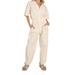 Levi's Pants & Jumpsuits | Levi's Women's Utility Scrunchie Tuta Cinched Full Length Jumpsuit | Color: Cream | Size: S