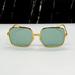 Gucci Accessories | New Gg1063s 002 Gucci Unisex Blue Square Sunglasses Gucci Unisex Eyewear | Color: Blue/Gold | Size: Os