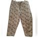 Disney Pants & Jumpsuits | Disney Parks Bambi Cotton Quilted Drawstring Pants Women’s Size 1x New | Color: Cream/Green | Size: 1x