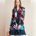 Anthropologie Dresses | Anthropologie Maeve Gillian Abstract Shirtdress Size Medium $150 | Color: Blue/Pink | Size: M