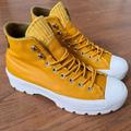 Converse Shoes | Converse Ctas Lugged Mountain Club Lugged Leather Gore-Tex Gold Dart Size 10 | Color: Gold | Size: 10