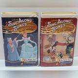Disney Media | (Lot Of 2) Disney's Sing Along Songs: The Magic & Early Years (Vhs, 1997). This | Color: Tan | Size: Os