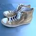 Converse Shoes | Converse Chuck Taylor Stingray Metallic Gold Hi Top Sneaker Size 10 | Color: Gold/White | Size: 10