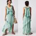 Free People Dresses | Free People If Only Two Piece Skirt Top Set Harbor Outfit Dress Size Xs Nwot | Color: Green | Size: Xs