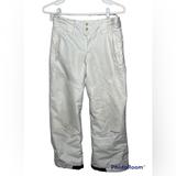 Columbia Bottoms | Columbia Omni Shield Imperfection Snowboarding Pants Sz 10-12 | Color: Cream/White | Size: 10-12