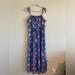 Jessica Simpson Dresses | Jessica Simpson Floral Maxi Dress | Color: Blue/Red | Size: M