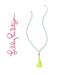 Lilly Pulitzer Jewelry | Lilly Pulitzer Sea Salt Necklace In Loro Green New With Lilly Dust Bag | Color: Green | Size: Os