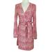 Lilly Pulitzer Dresses | Lilly Pulitzer Silk Knit Pink & Cream Wrap Dress - 10 | Color: Cream/Pink | Size: 10