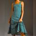 Anthropologie Dresses | Anthropologie Blythe Square Neck Tiered Ruffles Dress Xl Nwt | Color: Green/White | Size: Xl