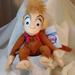 Disney Toys | Abu From Aladdin Nwt. Vtg Retired | Color: Brown/Red | Size: Osbb