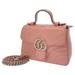 Gucci Bags | Gucci Chain Shoulder Bag Gg Marmont Mini Top Handle Pink | Color: Pink | Size: Os