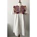Anthropologie Dresses | Anthropologie Whit Two Bette Flutter Sleeve Tasseled Mini Dress Flaw | Color: Cream | Size: Xs