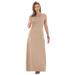 Plus Size Women's Denim Maxi Dress by Jessica London in New Khaki (Size 32)