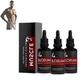 AEXZR Muscle Enhancer Serum, 60ml Muscle Enhancer Serum, Musclegrowth Enhancement Hotserum, Fullbody Muscle Growth Enhancement Serum for Women Men (3PCS)