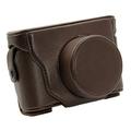 INPETS Protective Bag Protective Cover Leather Camera Hard Case Cover Fit For Fujifilm Fuji X10 X20 Fit For Finepix (Color : Coffee)