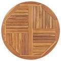 Lechnical Table Top Solid Teak Wood Round 2.5 cm 90 cm,Table Top,Replacement Table Top,Furniture Table Accessories