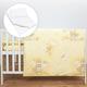 5 Piece Bedding Set Duvet Pillow with Covers & Cotton Sheet for 95x65 cm Baby Travel Cot (Ladders Yellow)