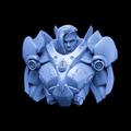 1/10 Sci-Fi Agent Soldier Resin Bust Model Kit Unpainted and unassembled miniature resin model parts // M1Q6x-2