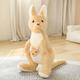 SaruEL Giant Kangaroo Plush Toy Plush Lifelike Animal Plush Doll Creative Pillow Home Decor Gift Birthday 110cm 2