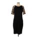Lularoe Casual Dress - Sheath: Black Dresses - Women's Size Large