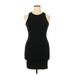 Wild Fable Casual Dress - Mini High Neck Sleeveless: Black Solid Dresses - Women's Size X-Large