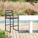 Patio Aluminum Counter Height Bar Stools (Set of 4)