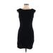 Ali Ro Casual Dress - Mini: Black Solid Dresses - Women's Size 6