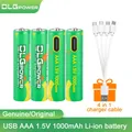 DLGpower-Batterie aste USB Eddie Ion AAA 1.5V 1000mWh batterie au lithium 24.com pour jouets