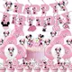 Bannière Disney pour Insertion de Gâteau Ballon Poulet Britware Minnie TureMouse Décoration de