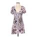 Some Days Lovin Casual Dress: Pink Paisley Dresses - Women's Size Small