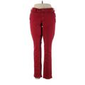 Torrid Jeans - Super Low Rise: Red Bottoms - Women's Size 12 Plus - Maroon Wash