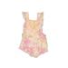 Cat & Jack Short Sleeve Outfit: Yellow Floral Tops - Size 3-6 Month