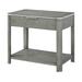 Theodore Alexander Hudson Nightstand Wood in Brown/Gray | 28 H x 32 W x 20 D in | Wayfair TA50242.C363