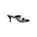 Vince Camuto Mule/Clog: Slip-on Stilleto Glamorous Gray Shoes - Women's Size 11 - Open Toe