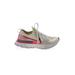Nike Sneakers: Gray Print Shoes - Women's Size 9 1/2 - Almond Toe