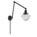 Brayden Studio® Oxford 1 - Light Dimmable Plug-in Swing Arm Glass/Metal in Gray | 30 H x 8 W x 30 D in | Wayfair 8372D4920F2F4C0FBDE65EEFA92C3425