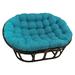 Bay Isle Home™ Papasan Premium Indoor Lounge Outdoor Chair Cushion Polyester in Red/Blue | 65" W x 48" D | Wayfair 87F4598A13584CAFADA49FB0B88A5E9D
