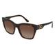 Dolce & Gabbana 0DG4384 Damen-Sonnenbrille Vollrand Eckig Acetat-Gestell, Havanna