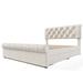 Red Barrel Studio® Marelis Upholstered Platform Storage Bed Metal in Brown | 44 H x 56.4 W x 84.6 D in | Wayfair 2C3A1FE4969B42D685E6C912A65F5F2D