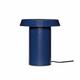 Lampe de table en fer bleu foncé