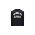 MONCLER ENFANT Sequin Logo Long Sleeve T-Shirt, Girl, Black, Size: 10Y