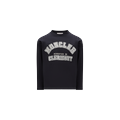 MONCLER ENFANT Sequin Logo Long Sleeve T-Shirt, Girl, Black, Size: 8Y