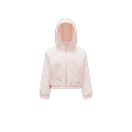 MONCLER ENFANT Prague Hooded Rain Jacket, Pink, Size: 8Y