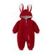 LOVEBAY Baby Boy Girl Snowsuit Winter Outfits Unisex Jumpsuits Coat Snow Suit For Toddler Winter Thicken Jumpsuit Outfits