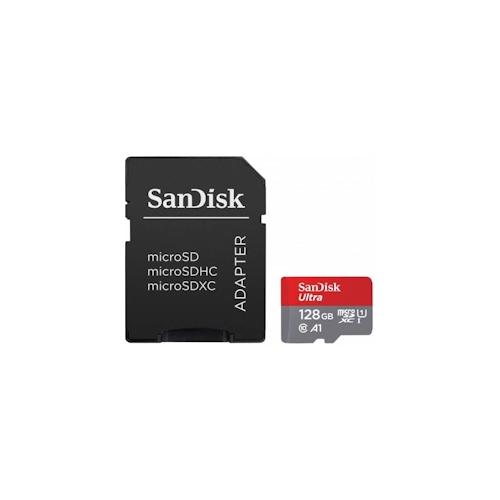 Speicherkarte SanDisk Ultra®microSD+Adapter, Class 10, 128GB