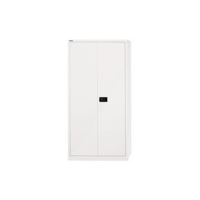BISLEY Universal Flügeltürenschrank abschließbar - Stahlschrank mit 3-Punkt-Schloss & Flügeltüren - Aktenschrank aus Metall mit 4 Fachböden für 5 Image
